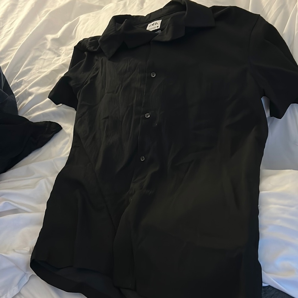 Black Zara’s Button Up Shirt
